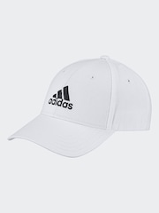 adidas White Baseball 100% Cotton Cap - Image 1 of 4