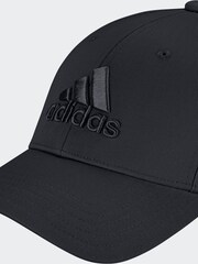 Negro - Gorra de béisbol adidas con logo grande en tonos 100% algodón - Imagen 1 de 2