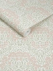 William Morris At Home Peony and Sage A4 Wallpaper Sample Michaelmas Daisy - Image 3 of 5