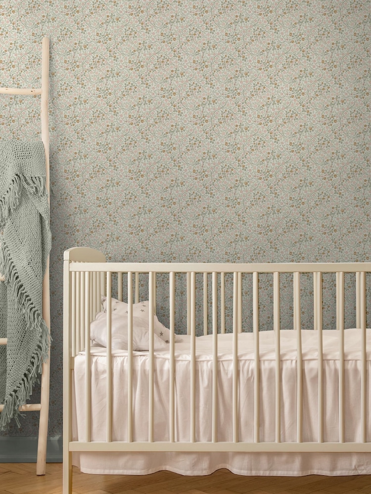 William Morris At Home Spring Peony and Sage A4 Wallpaper Sample Clover - Image 5 of 5 William Morris At Home Spring Peony and Sage A4 Wallpaper Sample Clover - Image 5 of 5