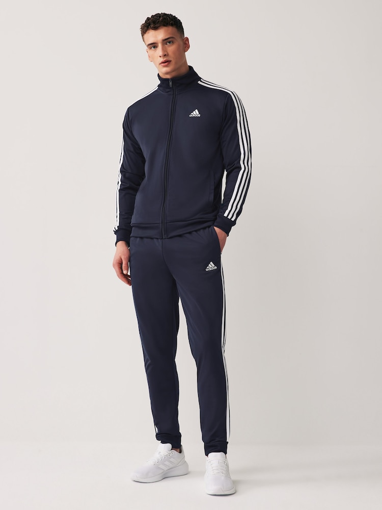 أزرق داكن أزرق - adidas 3-Stripe Tricot Tracksuit - صورة 1 من 6