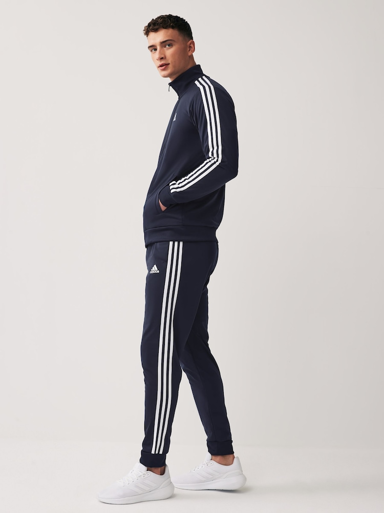 أزرق داكن أزرق - adidas 3-Stripe Tricot Tracksuit - صورة 2 من 6