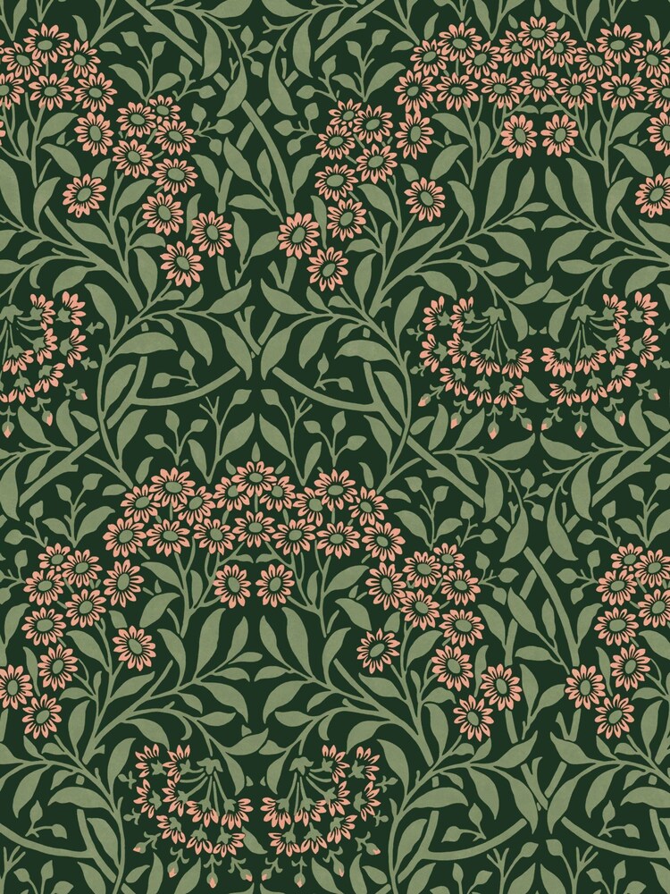 William Morris At Home Forest A4 Wallpaper Sample Michaelmas Daisy - Image 2 of 5 William Morris At Home Forest A4 Wallpaper Sample Michaelmas Daisy - Image 2 of 5