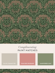 William Morris At Home Forest A4 Wallpaper Sample Michaelmas Daisy - Image 4 of 5