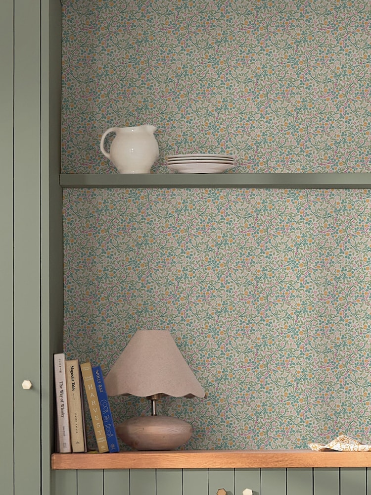 William Morris At Home Spring Garden A4 Wallpaper Sample Clover - Image 5 of 5 William Morris At Home Spring Garden A4 Wallpaper Sample Clover - Image 5 of 5