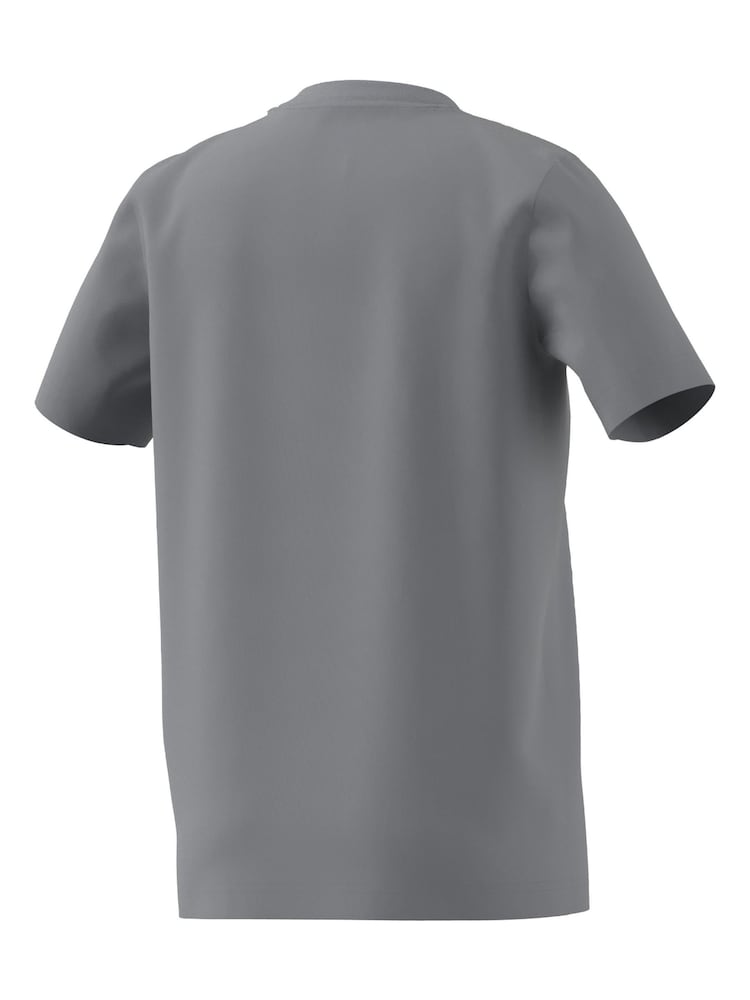 adidas Grey Badge Of Sports Smiley T-Shirt - Image 2 of 3