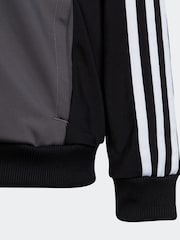 adidas Black Sportswear Essentials 3-Stripes Tiberio Tracksuit - Image 5 of 6