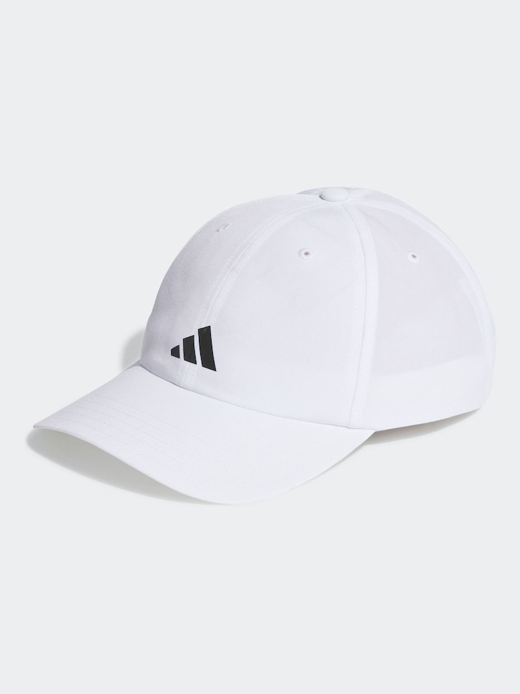 Blanco - Gorra de béisbol de seis paneles AEROREADY Running Essentials de Adidas - Imagen 1 de 4