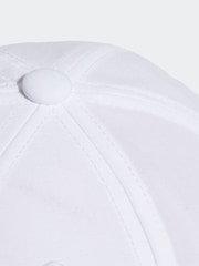 Blanco - Gorra de béisbol de seis paneles AEROREADY Running Essentials de Adidas - Imagen 4 de 4