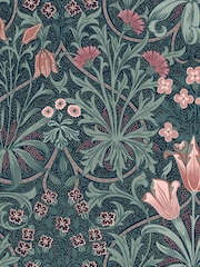 William Morris At Home Midnight Woodland Weeds A4 Wallpaper Sample - Image 2 of 5