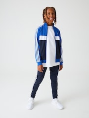 adidas Blue Sportswear Essentials 3-Stripes Tiberio Tracksuit - Image 1 of 7