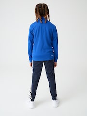 adidas Blue Sportswear Essentials 3-Stripes Tiberio Tracksuit - Image 2 of 7