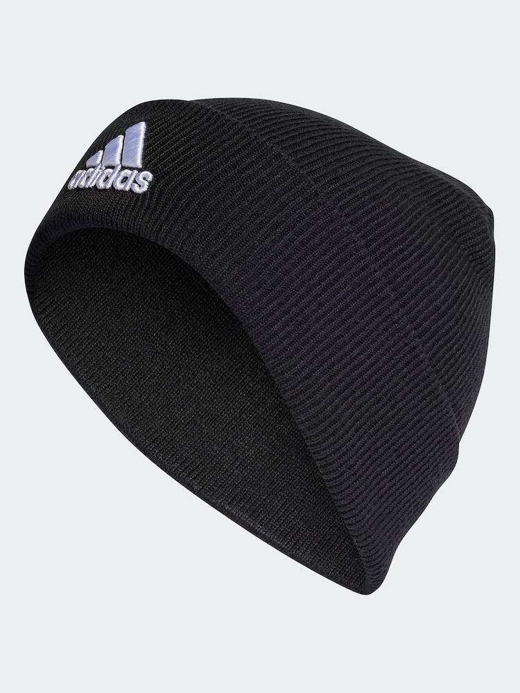 adidas Black Logo Cuf Beanie - Image 1 of 4