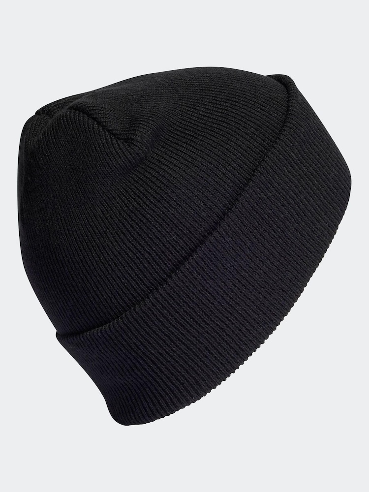 adidas Black Logo Cuf Beanie - Image 2 of 4