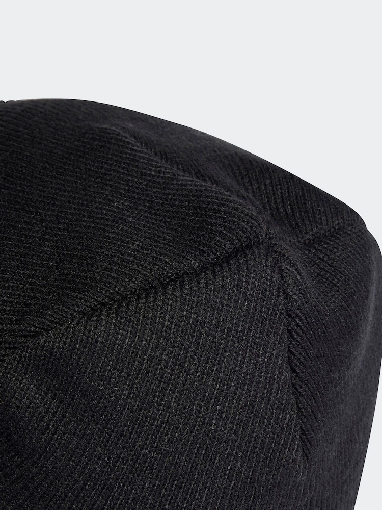 adidas Black Logo Cuf Beanie - Image 4 of 4