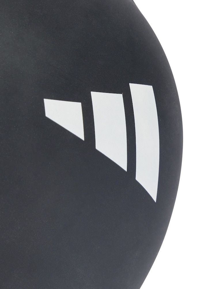 adidas Black 3-Stripes Swim Cap - Image 4 of 4