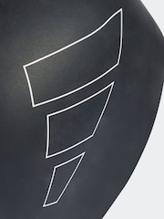 adidas Black Adult Logo Swim Cap - Image 4 of 4
