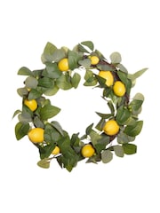 Premier Decorations Ltd Lemon Wreath - Image 1 of 2
