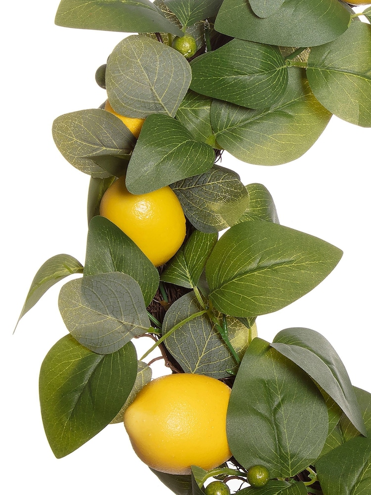 Premier Decorations Ltd Lemon Wreath - Image 2 of 2