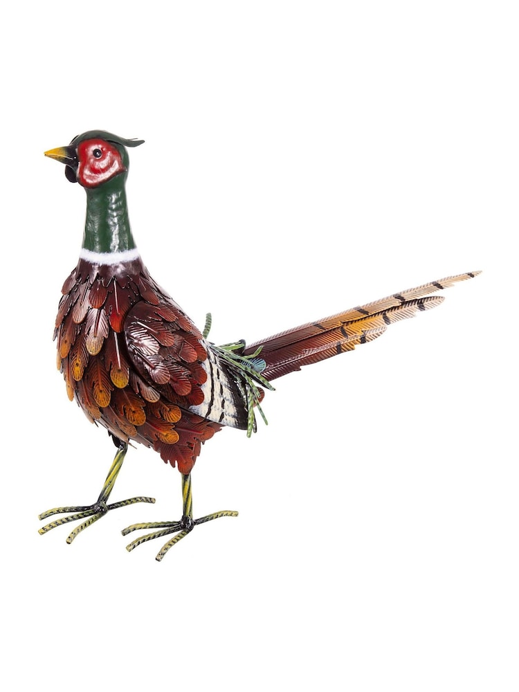Premier Decorations Ltd Standing Metal Pheasant Garden Accessories - Image 1 of 2