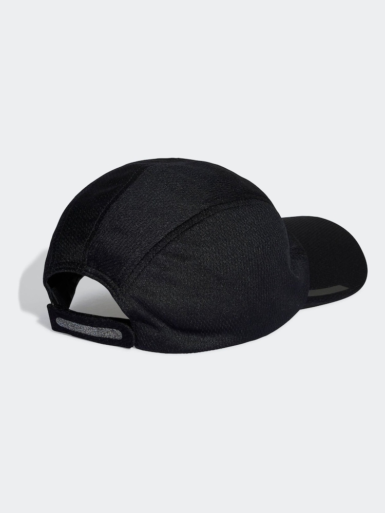 adidas Black Performance Running Aeroready Four-Panel Mesh Cap - Image 2 of 4