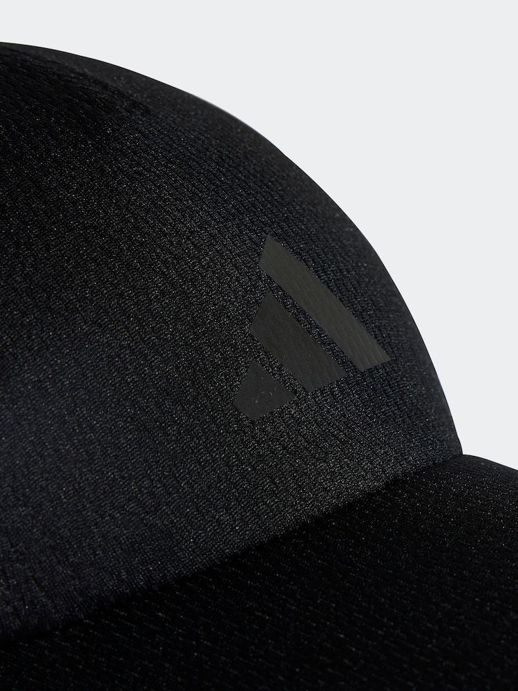 adidas Black Performance Running Aeroready Four-Panel Mesh Cap - Image 3 of 4
