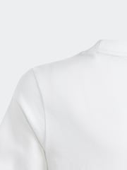 adidas White 100% Cotton Sportswear Essentials Small Logo Cotton T-Shirt - Image 6 of 7