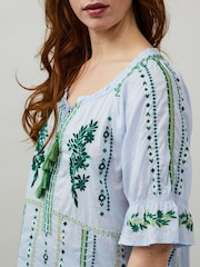 Odd Molly Blue Amira Blouse - Image 4 of 4