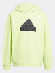 adidas Green Sportswear Future Icons Logo Hoodie - Image 6 of 10