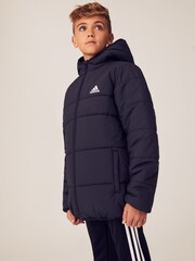 adidas Black Sportswear Kids Padded Jacket - Image 2 of 6