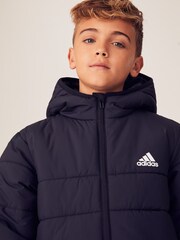 adidas Black Sportswear Kids Padded Jacket - Image 4 of 6