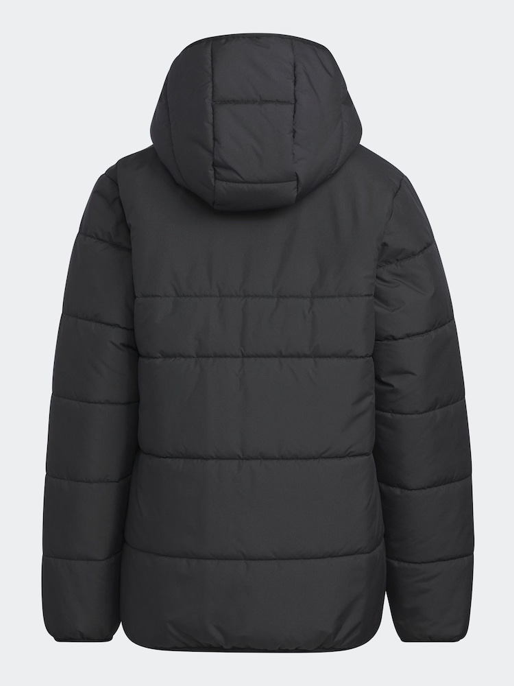 adidas Black Sportswear Kids Padded Jacket - Image 6 of 6