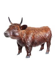Premier Decorations Ltd Metal Highland Cow - Image 1 of 2