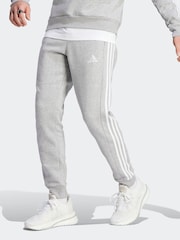 adidas Dark Grey Essentials 3 Stripe Joggers - Image 2 of 7