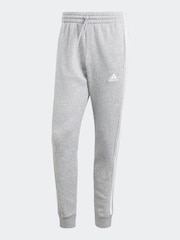 adidas Dark Grey Essentials 3 Stripe Joggers - Image 7 of 7
