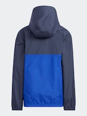 Синий - adidas Woven Kids Raincoat - Image 2 of 5
