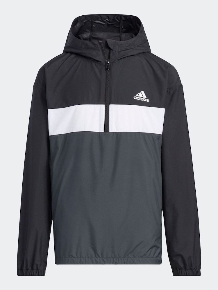 Черный - adidas Woven Kids Raincoat - Image 1 of 5