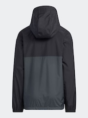 Черный - adidas Woven Kids Raincoat - Image 2 of 5