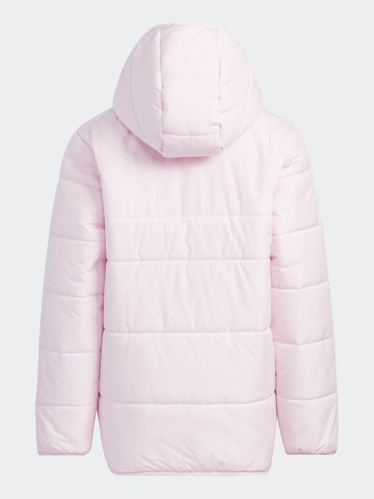 adidas Pink Sportswear 3-Stripes Padded Jacket Kids - Image 2 of 5
