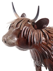 Premier Decorations Ltd Metal Highland Cow Garden Accessories - Image 2 of 2