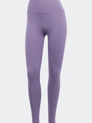 adidas Purple Optime Long Leggings - Image 6 of 6