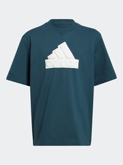 adidas Green Future Icons Logo Piqué T-Shirt - Image 1 of 7