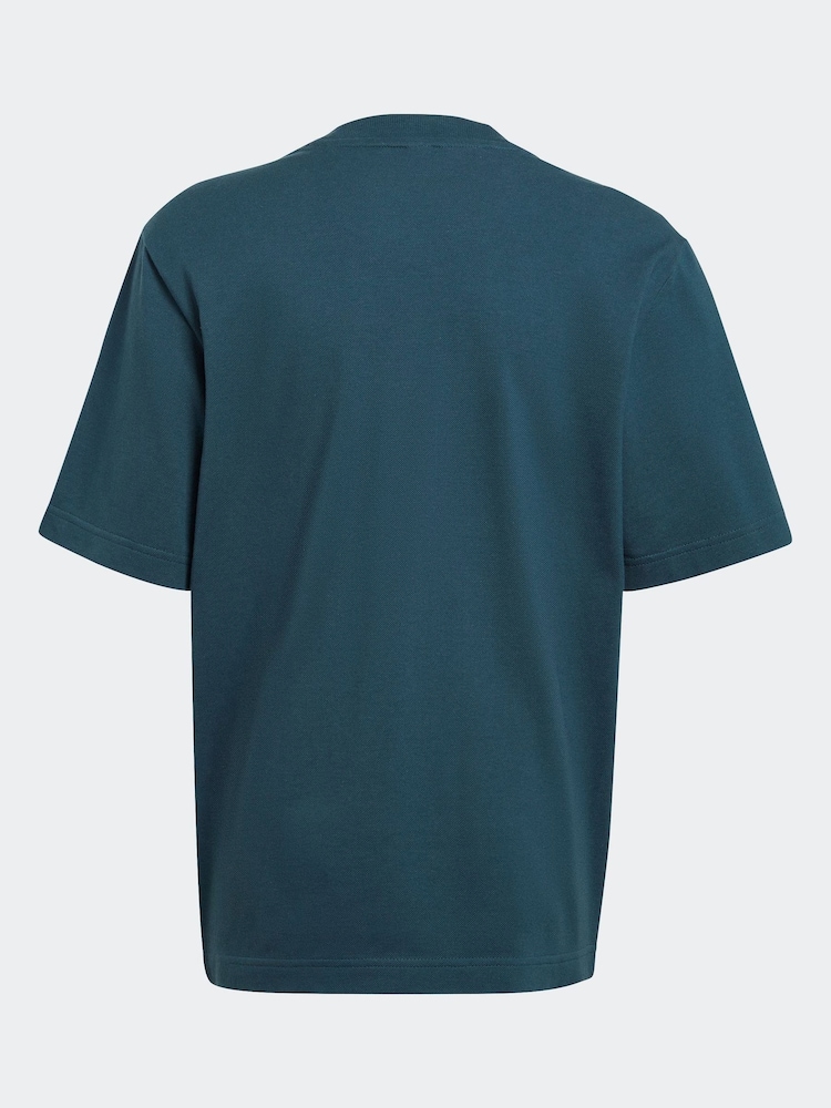 adidas Green Future Icons Logo Piqué T-Shirt - Image 2 of 7