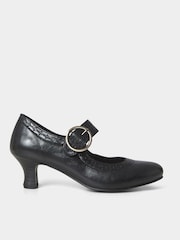 Joe Browns Black Mimi Leather Mary Jane Shoes - Image 1 of 4