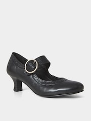 Joe Browns Black Mimi Leather Mary Jane Shoes - Image 2 of 4