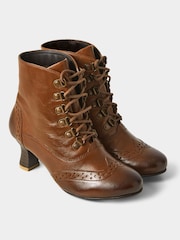 Joe Browns Brown Fenchurch Leather Boots - Image 3 of 4