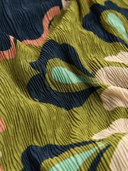 Placement Ikat Print Crinkle Mesh Relaxed Trousers - Image 6 of 6
