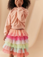Rainbow Tiered Mesh Skirt (3-16yrs) - Image 2 of 7