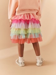 Rainbow Tiered Mesh Skirt (3-16yrs) - Image 4 of 7
