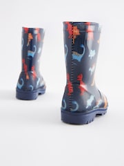 Marineblau/Dinosaurier - Gummistiefel - Bild 3 von 5